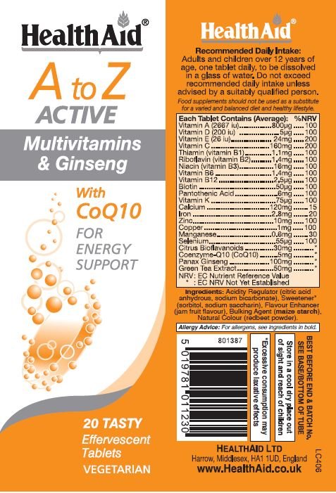 Health Aid A to Z Active 20's by Health Aid