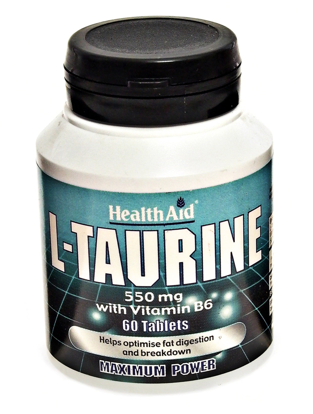 Health Aid L - Taurine 550mg with Vitamin B6 60's by Health Aid