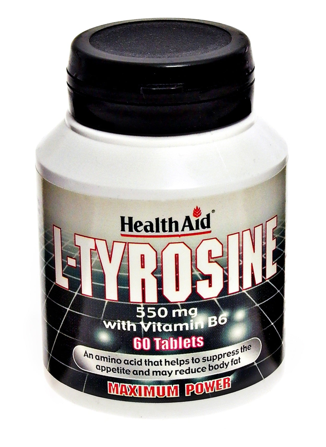 Health Aid  L-Tyrosine & Vitamin B6 550mg 60's