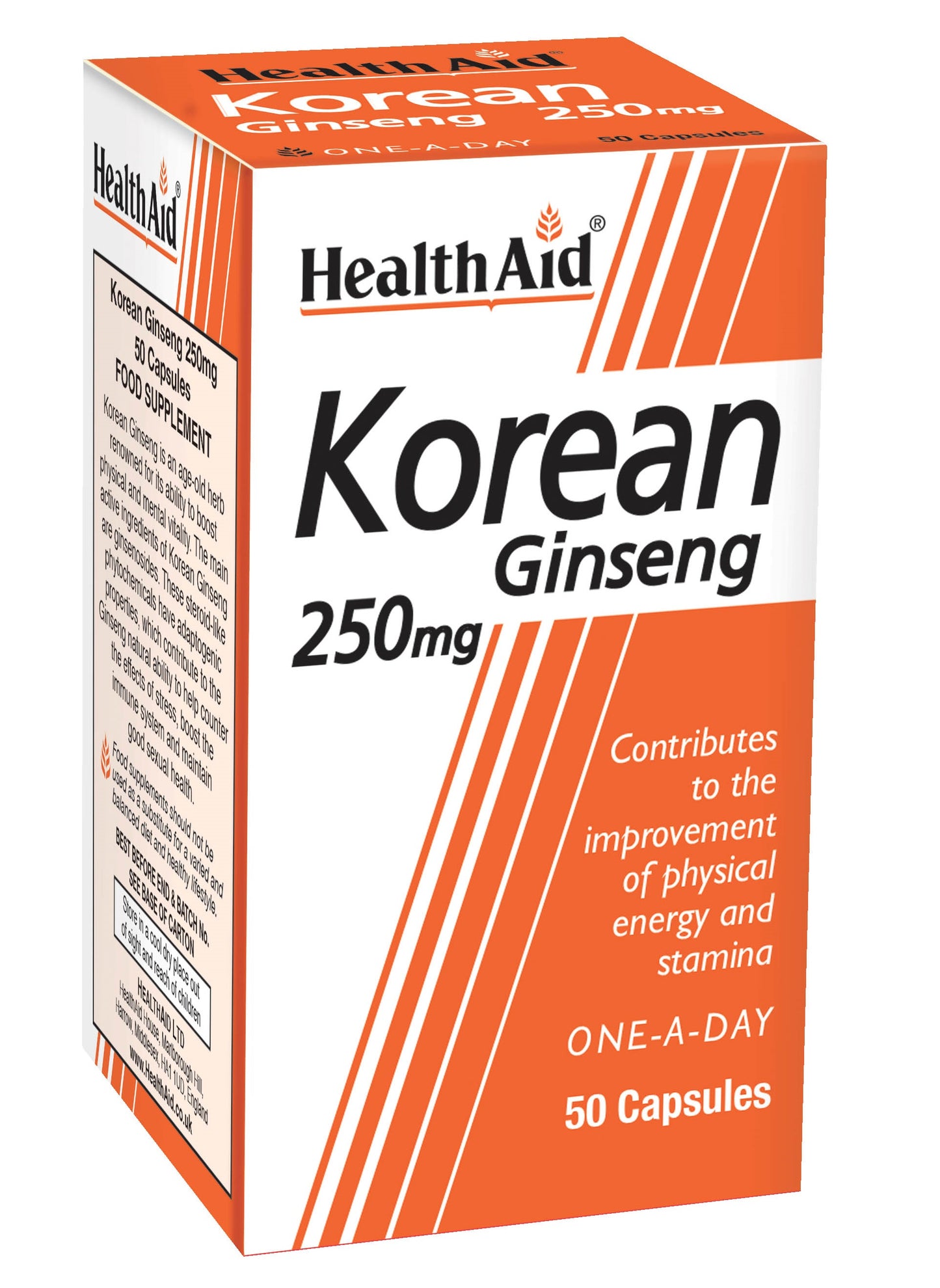 Health Aid  Korean Ginseng 250mg  50's