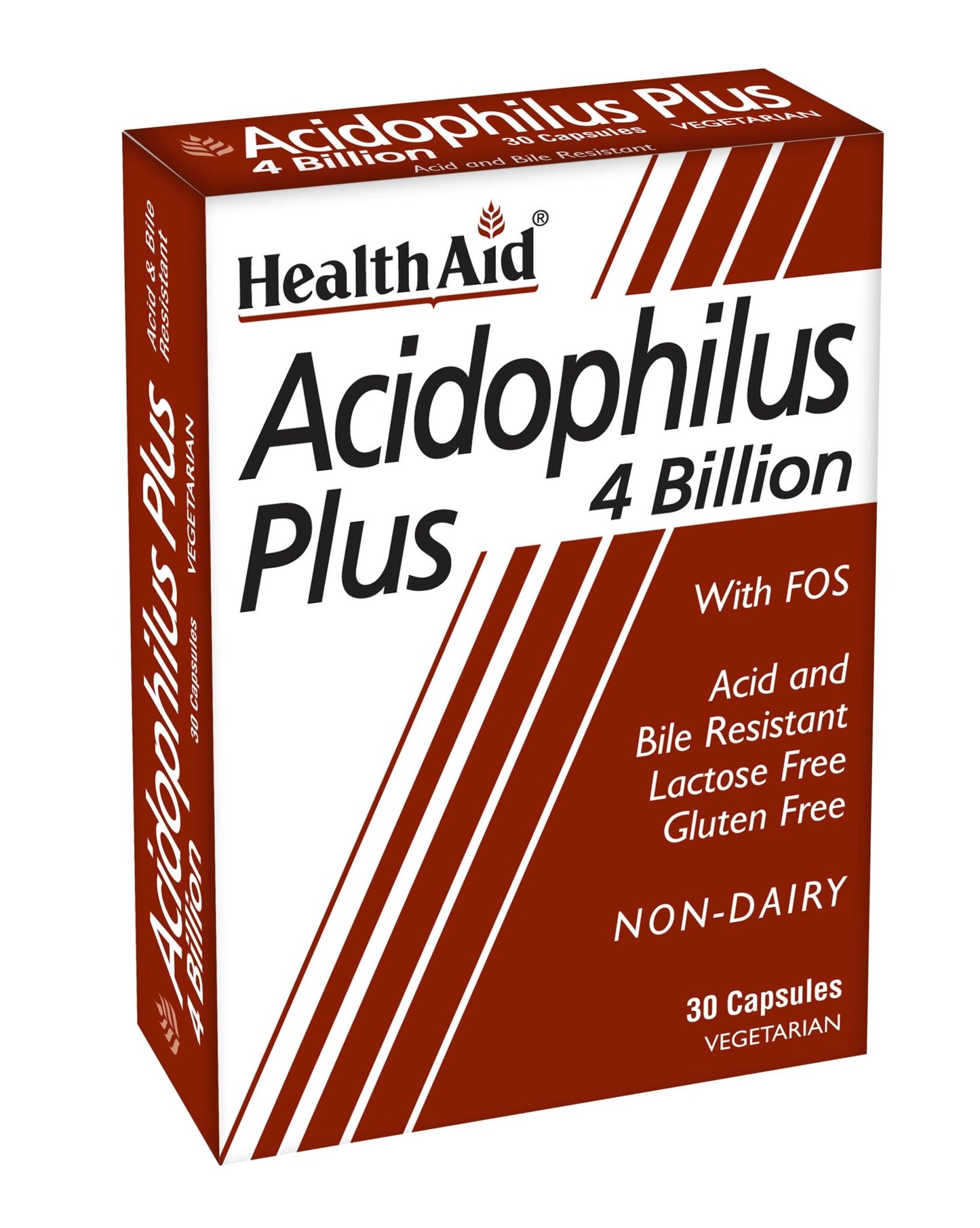 Health Aid Acidophilus Plus 4 Billion with FOS 30's by Health Aid
