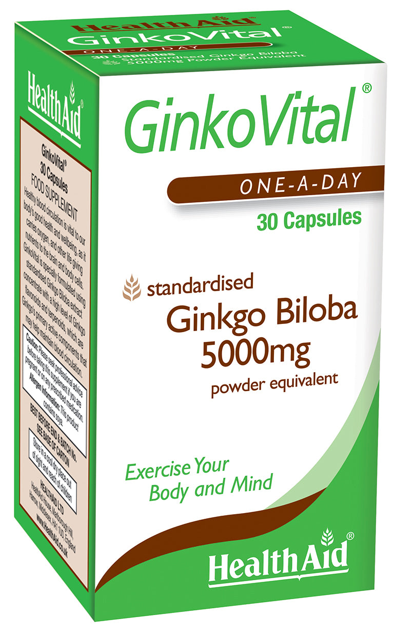 Health Aid  Ginkgo Vital 5000mg 30's