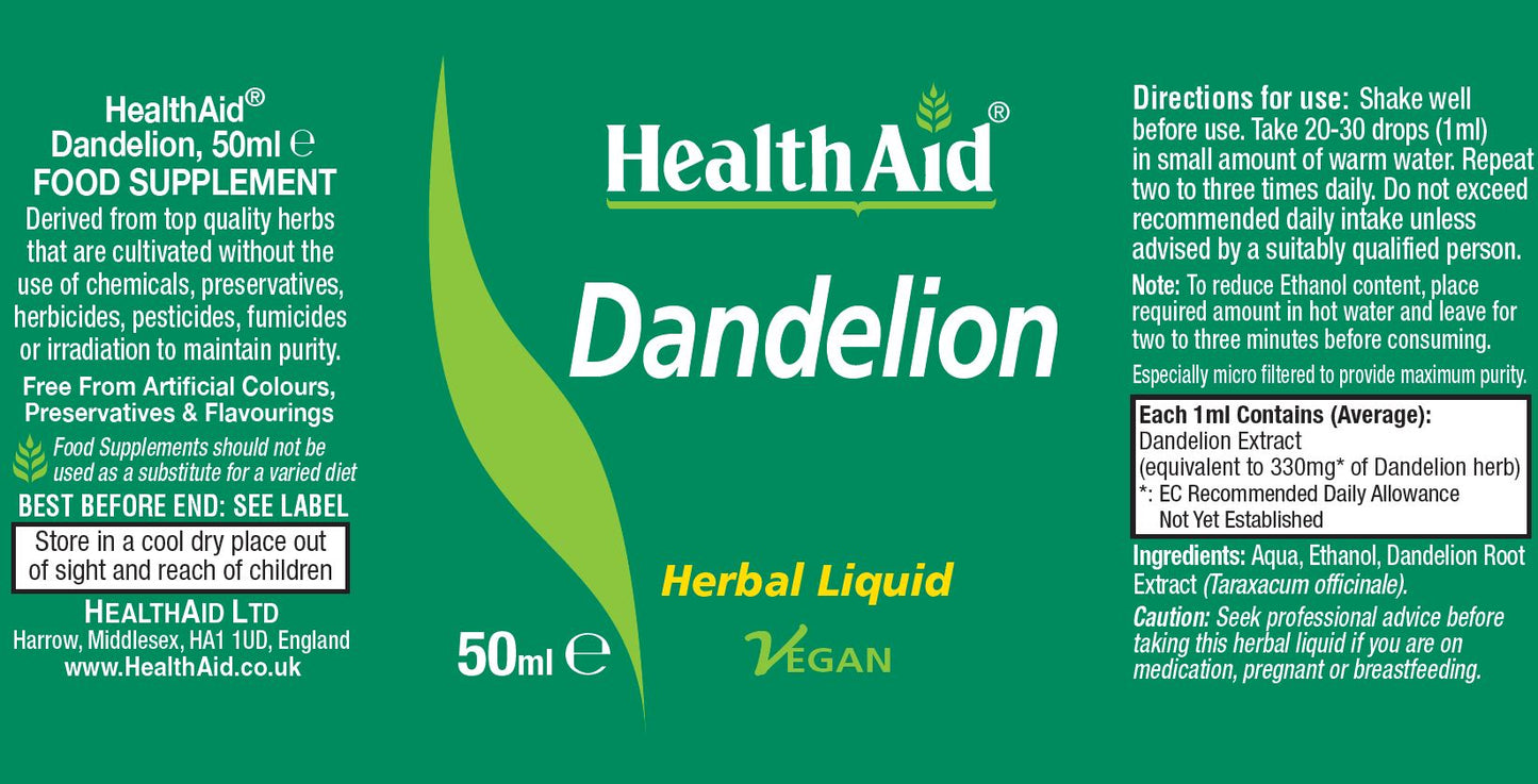 Health Aid  Dandelion 50ml