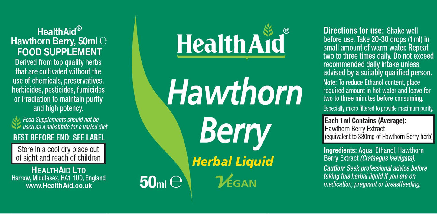 Health Aid  Hawthorn Berry 50ml