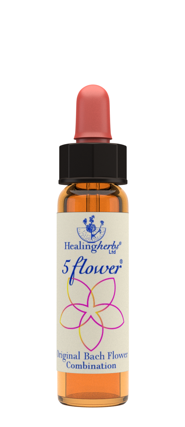 Healing Herbs Ltd  5 Flower Drops Original Bach Flower Combination 10ml