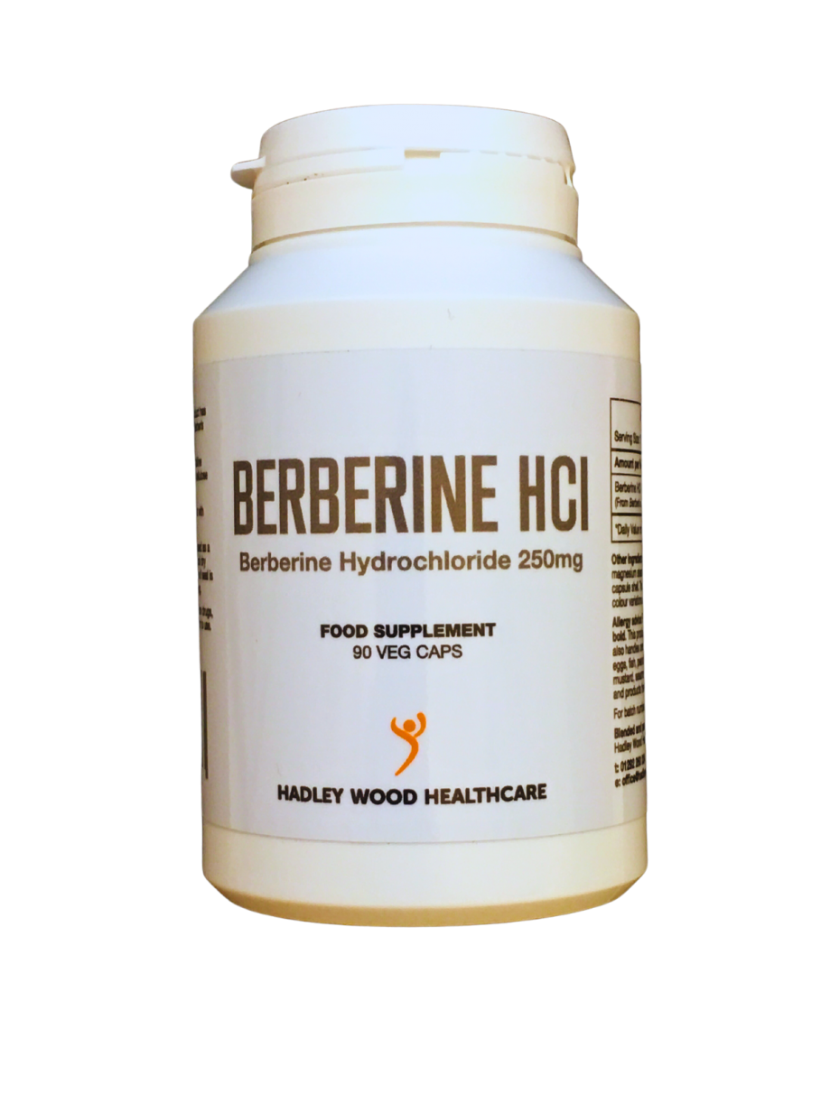 Hadley Wood Healthcare  Berberine HCl 250mg 90's