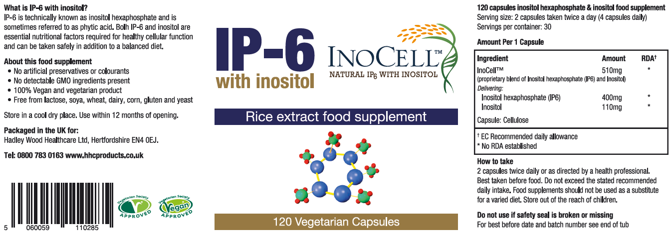 Hadley Wood Healthcare  IP-6 with Inositol 120's