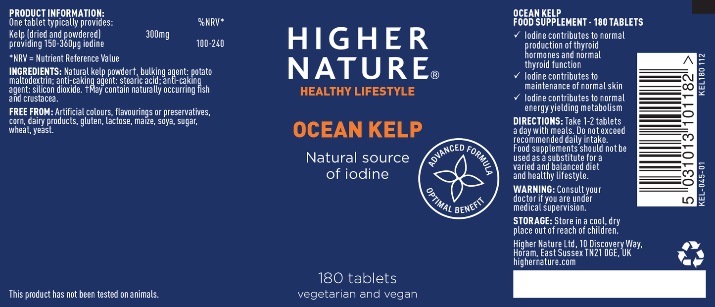 Higher Nature  Ocean Kelp 180's