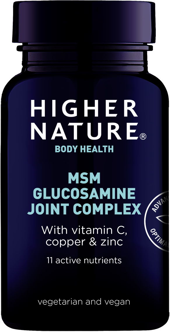 Higher Nature  MSM Glucosamine Joint Complex 90's