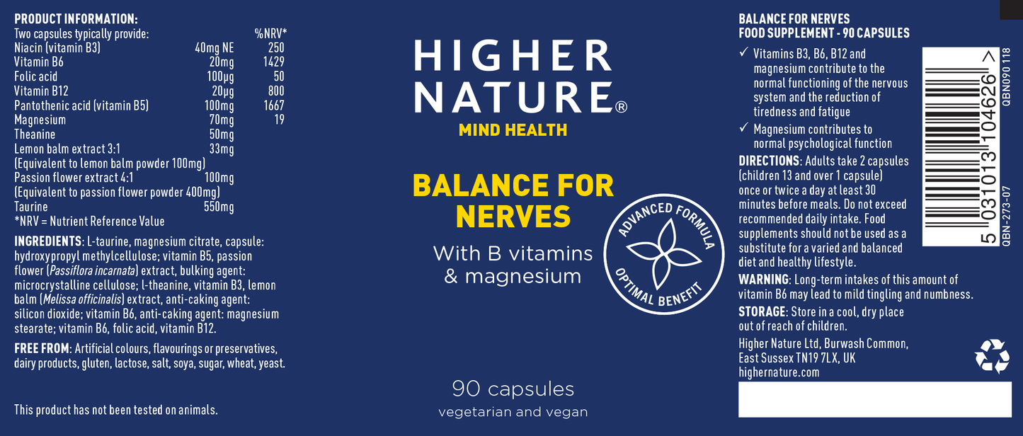 Higher Nature Balance for Nerves 90's by Higher Nature