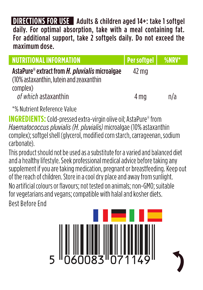 Igennus  Pure & Essential Astaxanthin Complex 90's