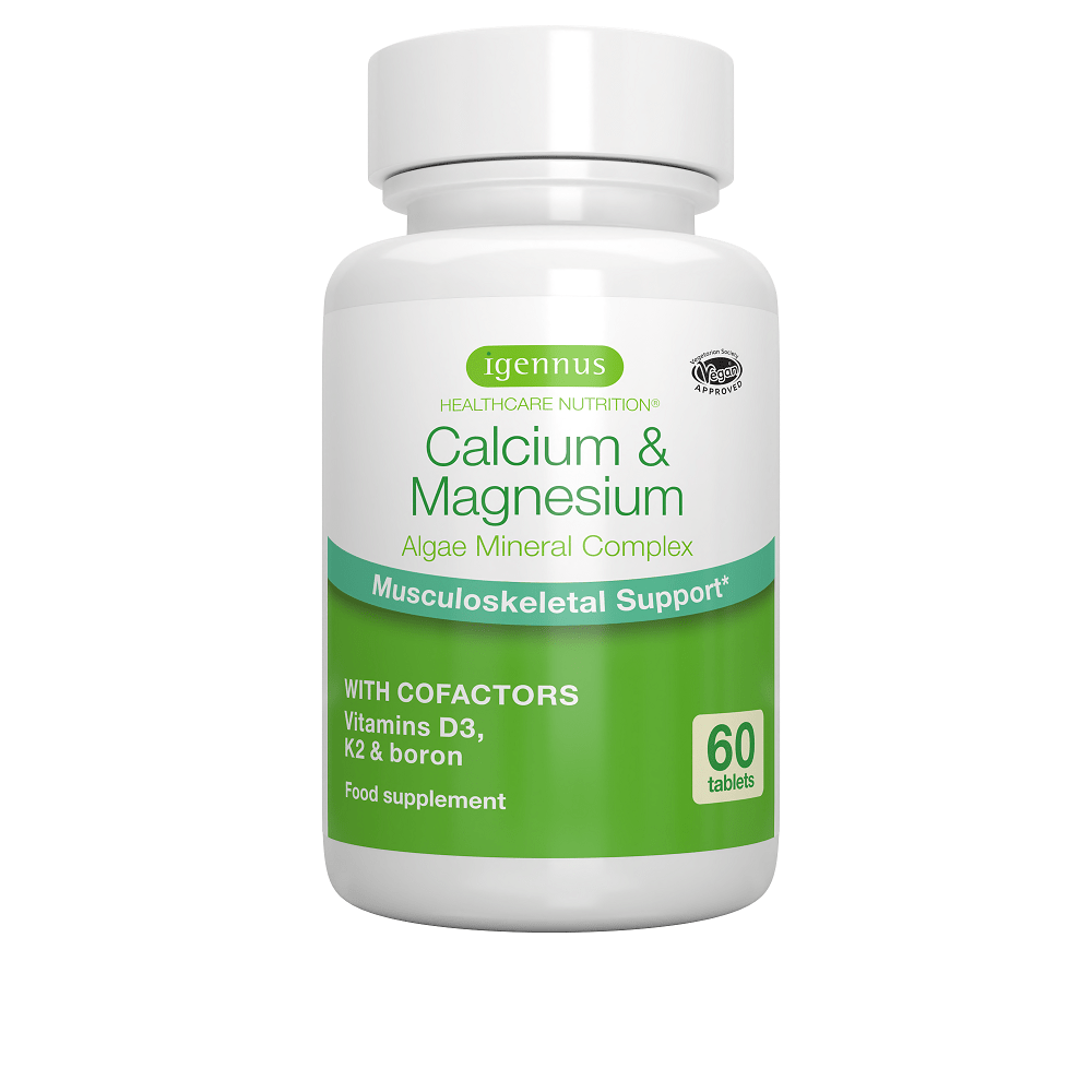 Calcium & Magnesium Musculoskeletal Support - 60 Tablets - Igennus by Igennus