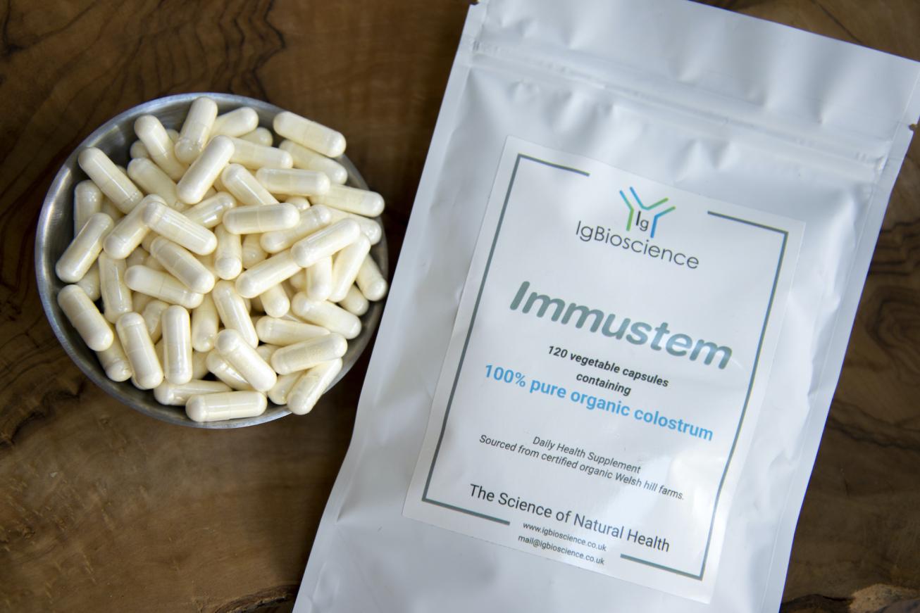 IgBioscience  Immustem Organic Colostrum 120's