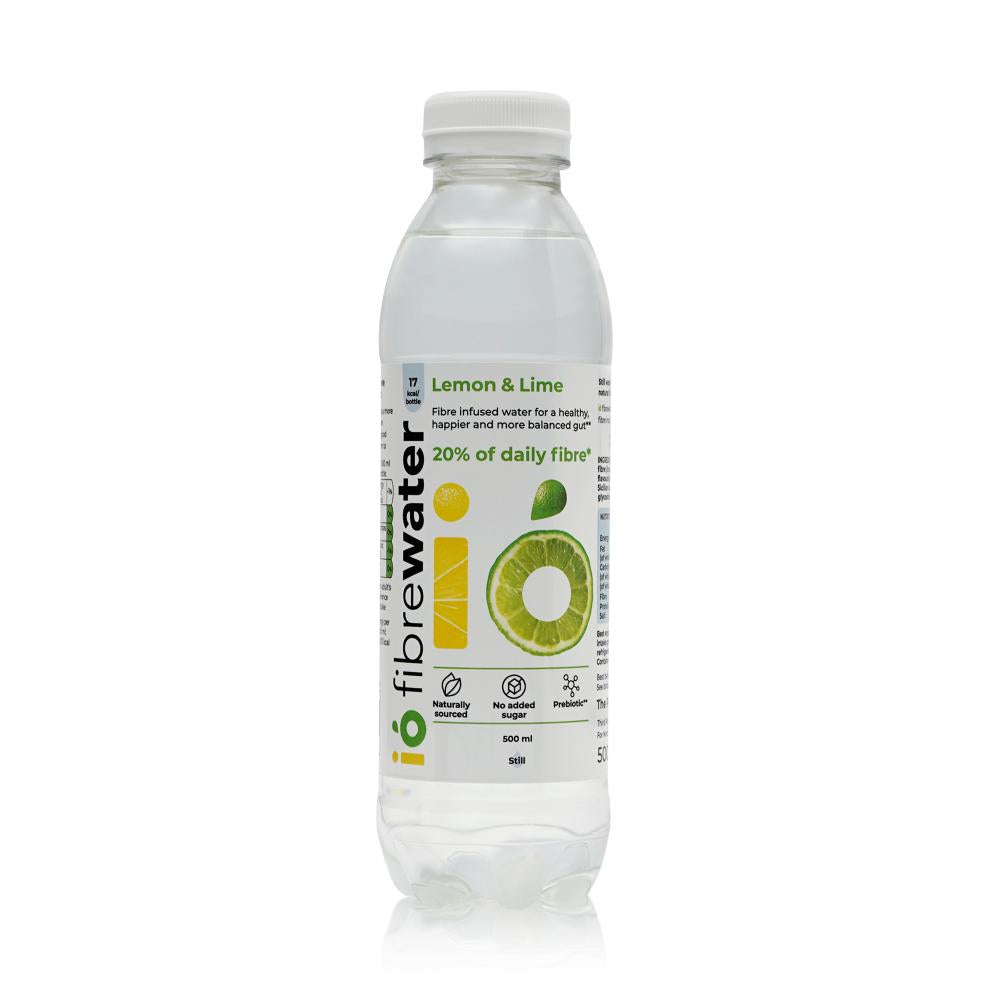 ió fibrewater  ió fibrewater Lemon & Lime 500ml SINGLE