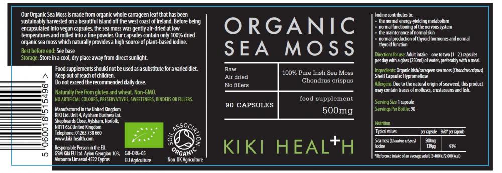 Kiki Health  Organic Sea Moss 90's