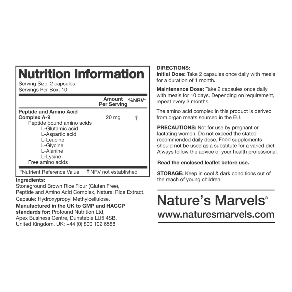 Kidney Bioregulator (20 capsules) - Nature’s Marvels by Nature's Marvels