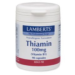 Lamberts  Thiamin 100mg (Vitamin B1) 90's