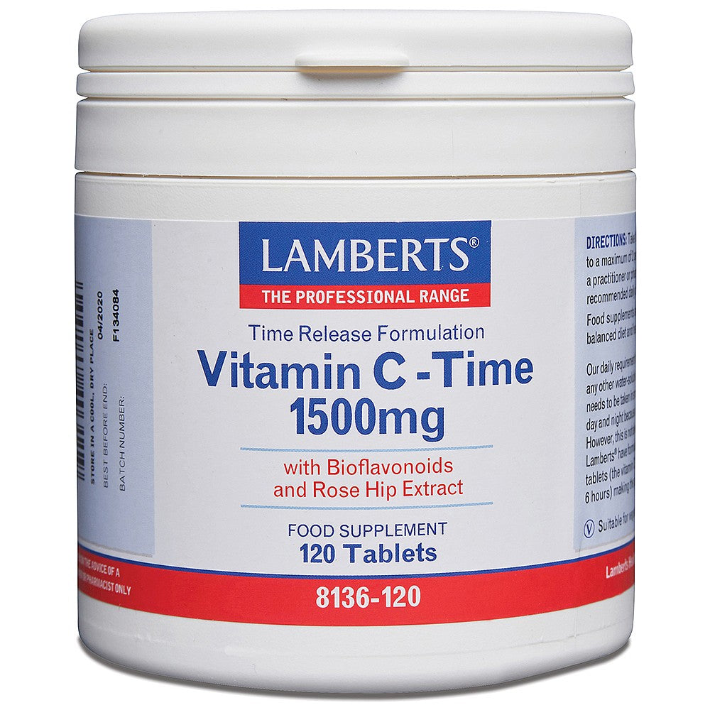 Lamberts  Vitamin C - Time 1500mg 120's