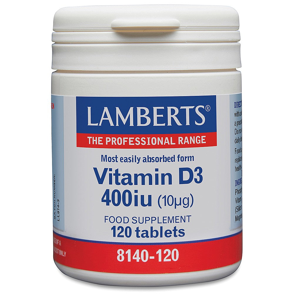 Lamberts  Vitamin D3 400iu 120's