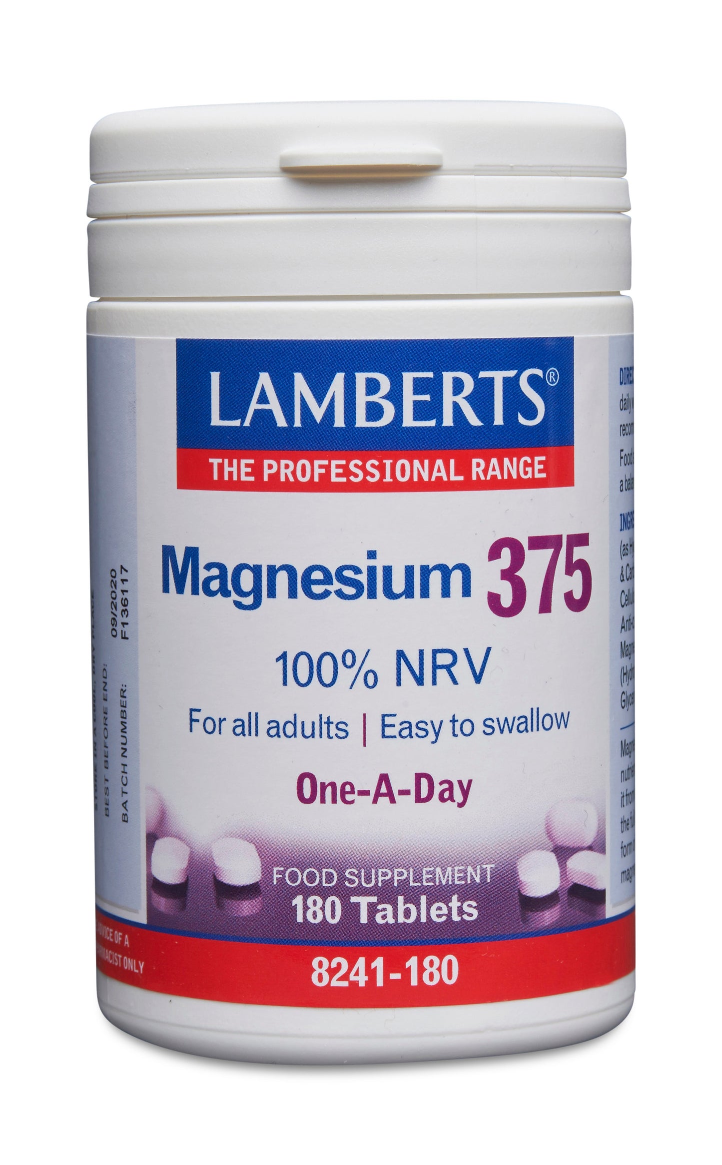 Lamberts  Magnesium 375 One-A-Day 180's