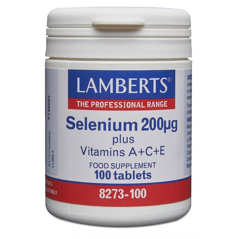 Lamberts  Selenium 200ug plus Vitamins A+C+E 100's