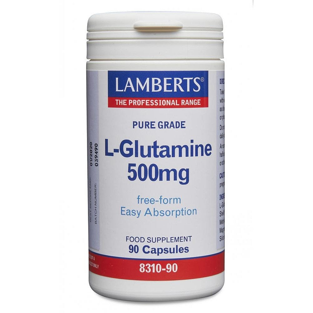 Lamberts  L-Glutamine 500mg 90's