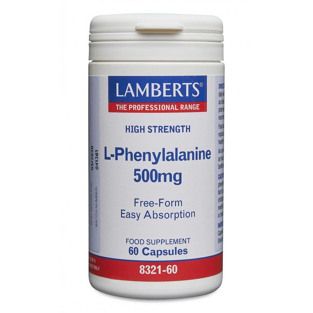 Lamberts  L-Phenylalanine 500mg 60's