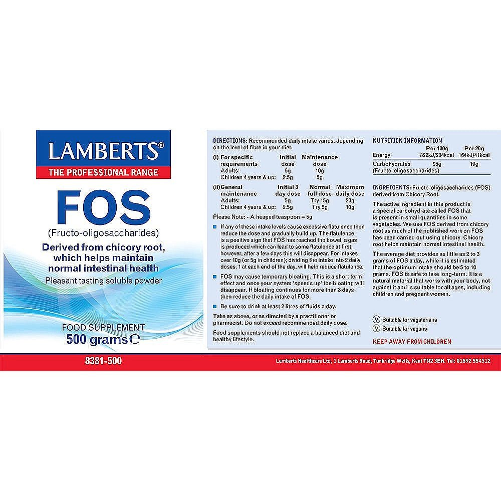 Lamberts FOS 500g by Lamberts