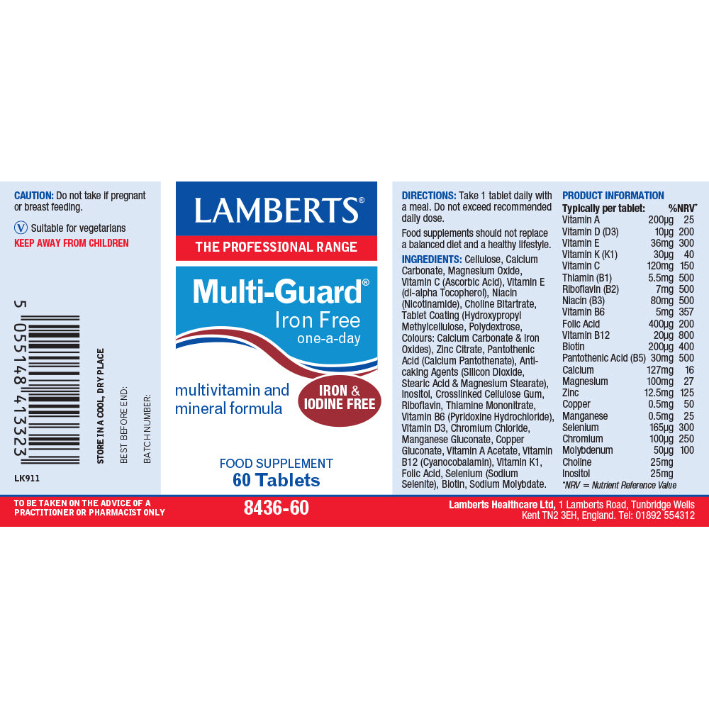 Lamberts  Multi-Guard®  Iron Free 60's