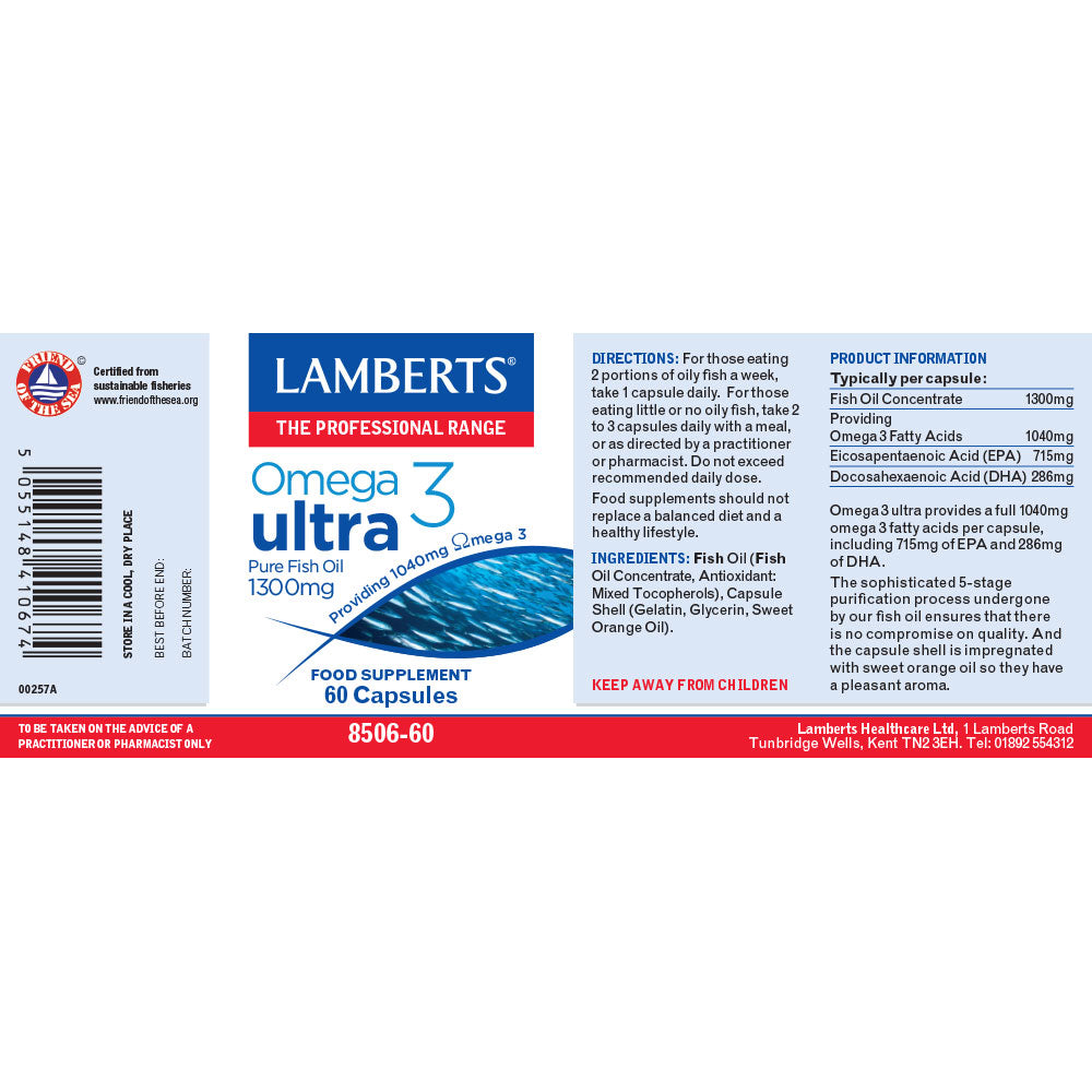 Lamberts  Omega 3 Ultra 60's