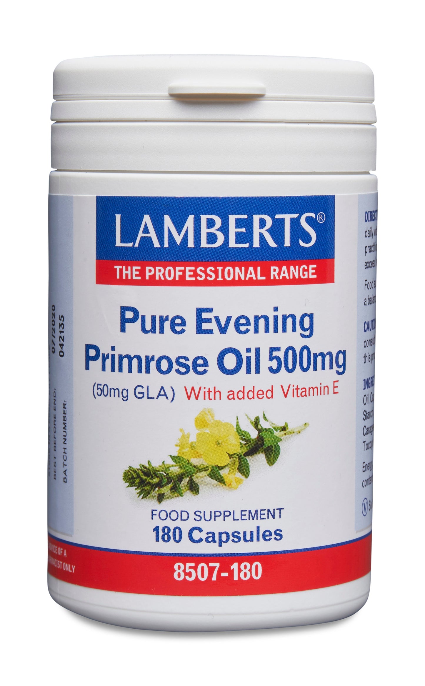 Lamberts  Pure Evening Primrose Oil 500mg 180's