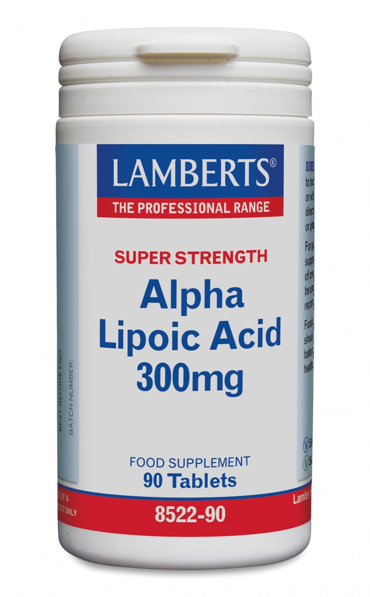 Lamberts  Alpha Lipoic Acid 300mg 90's