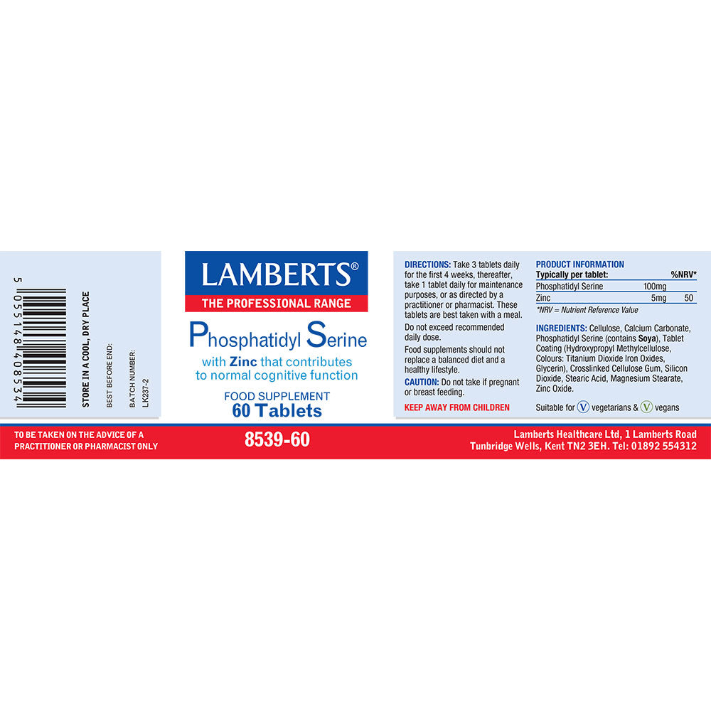 Lamberts  Phosphatidyl Serine 60's
