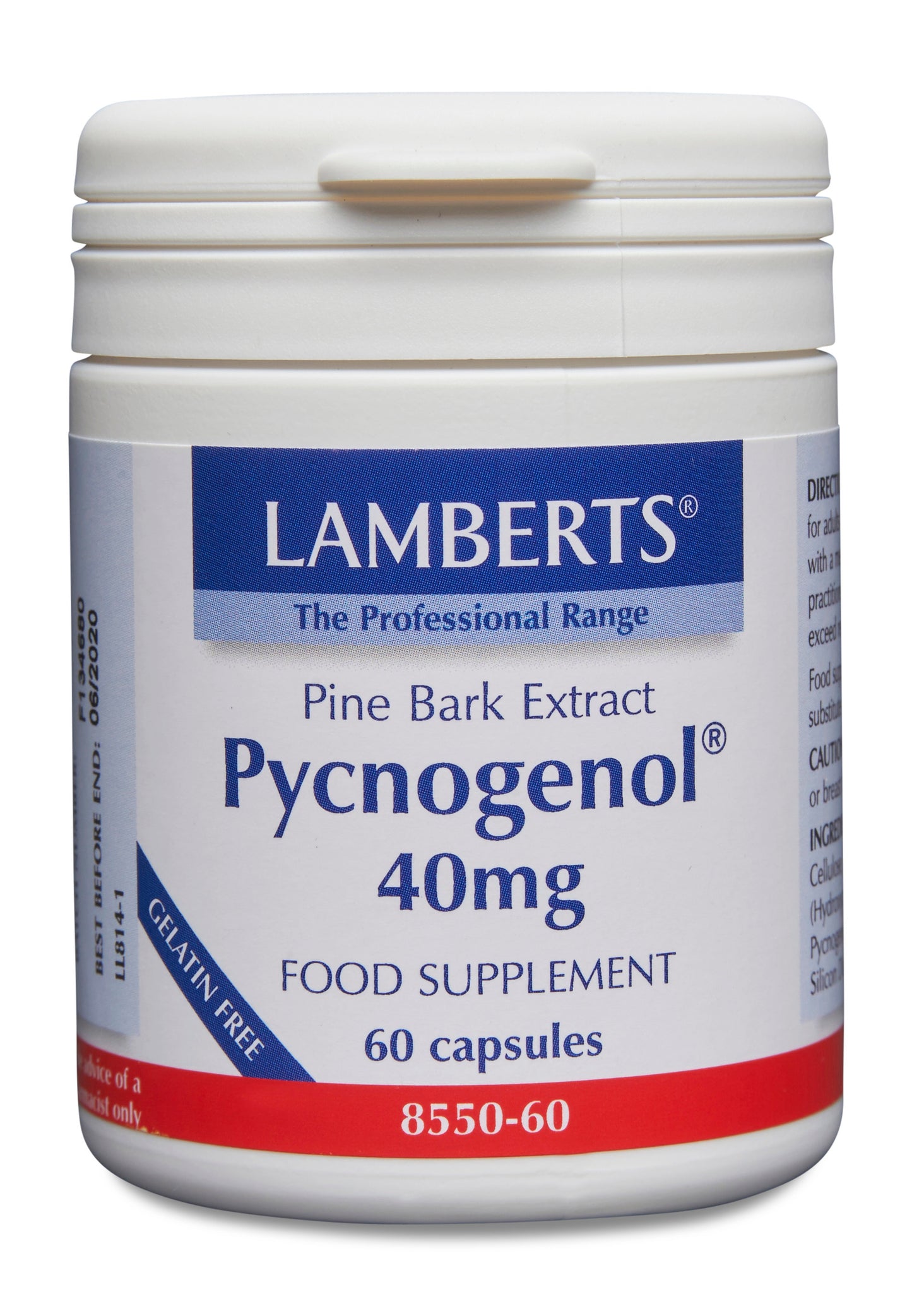 Lamberts  Pycnogenol 40mg 60's