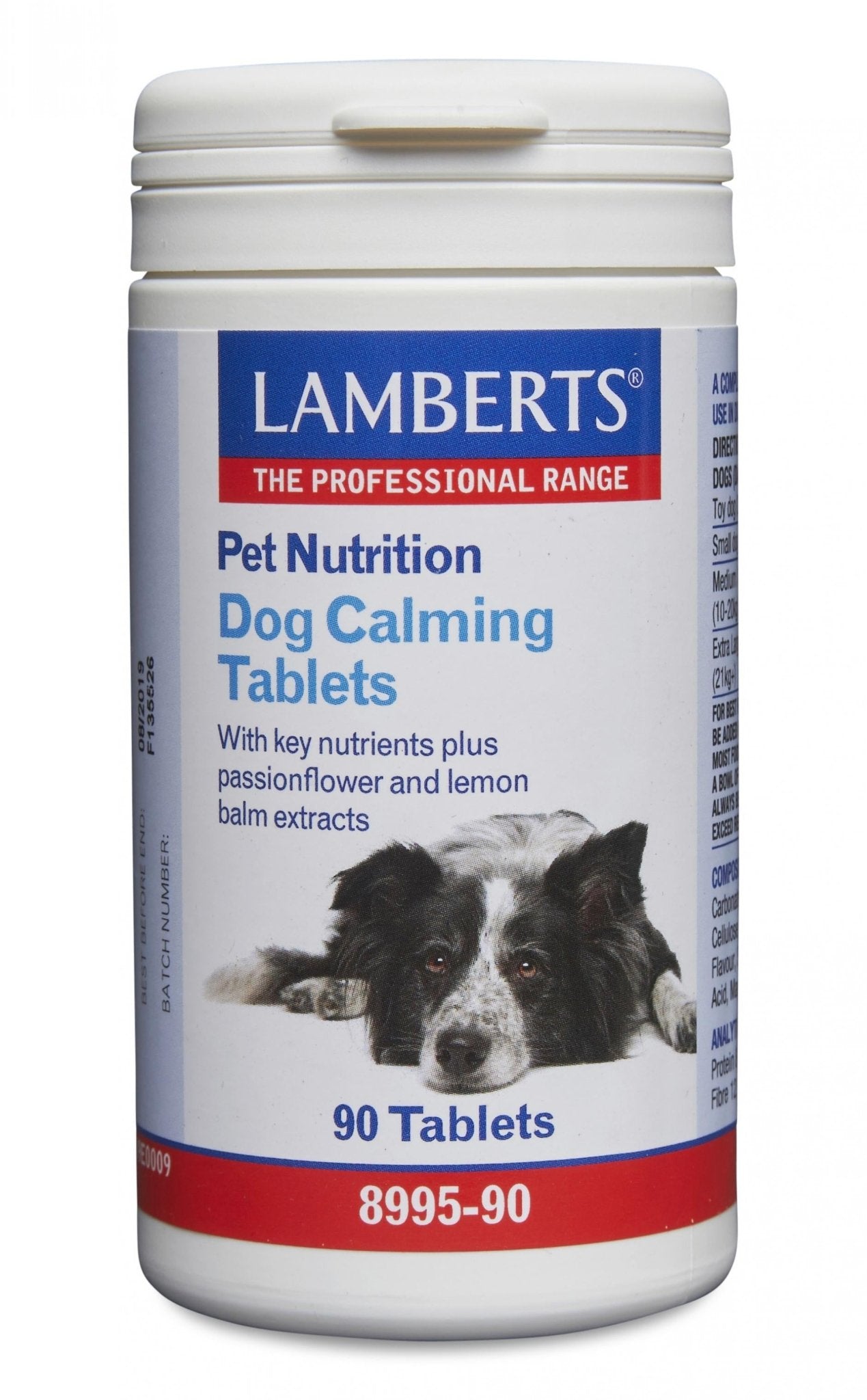 Lamberts Pet Nutrition Dog Calming Tablets 90's by Lamberts