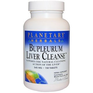 Bupleurum Liver Cleanse, 545 mg, 150 Tablets - Planetary Herbals by Planetary Herbals