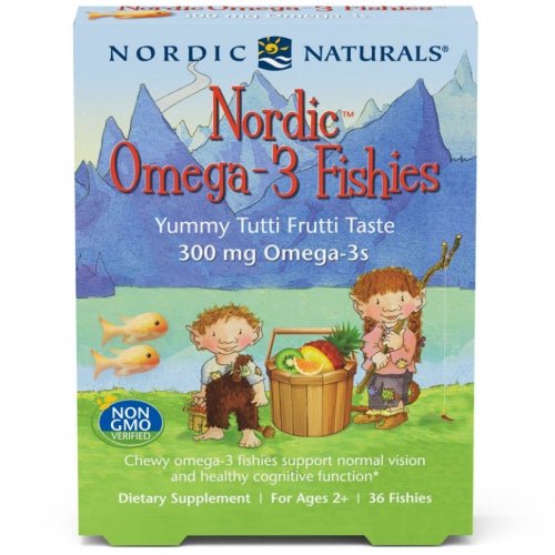 Omega - 3 Fishies, Tutti Frutti, 36 Gummies - Nordic Naturals by Nordic Naturals
