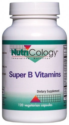 Super B Vitamins (Super B Complex) , 120 Veggie Caps - Nutricology / Allergy Research Group by Nutricology
