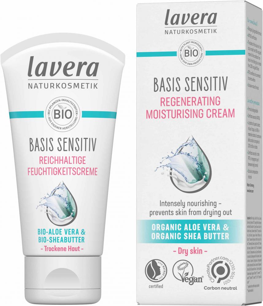 Lavera  Basis Sensitiv Regenerating Moisturising Cream 50ml