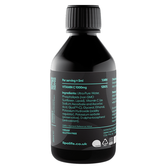 LVC2 Liposomal Vitamin C (SF) 240ml – Lipolife (DOUBLE PACK) by Lipolife