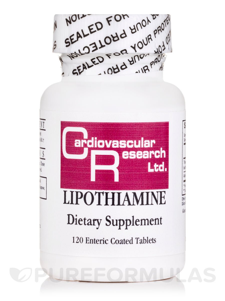 Lipothiamine - 120 Enteric Coated Tablets - Ecological Formulas by Ecological Formulas