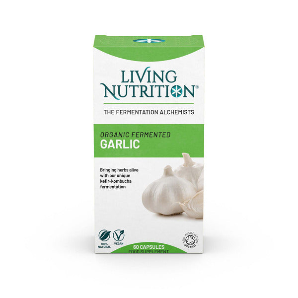 Living Nutrition  Organic Fermented Garlic 60's
