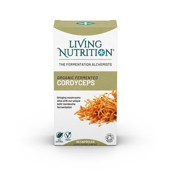 Living Nutrition Organic Fermented Cordyceps 60's by Living Nutrition