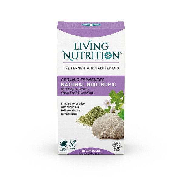 Living Nutrition  Organic Fermented Natural Nootropic 60's