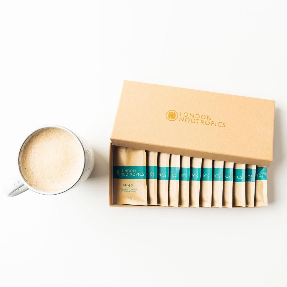Mojo Adaptogenic Coffee with Cordyceps & Ginseng - 12 Sachets - London Nootropics by London Nootropics
