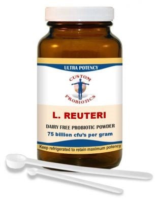 L. Reuteri Probiotic Powder 100g Customs Probiotics SOI by Custom Probiotics