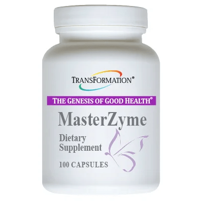 MasterZyme (100 capsules) - TransFormation - BBE 31/03/2026 by Transformation