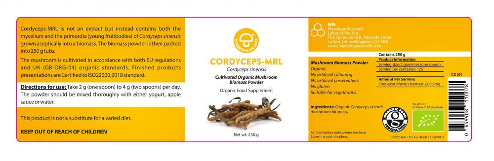 Mycology Research (MRL)  Cordyceps-MRL 250g