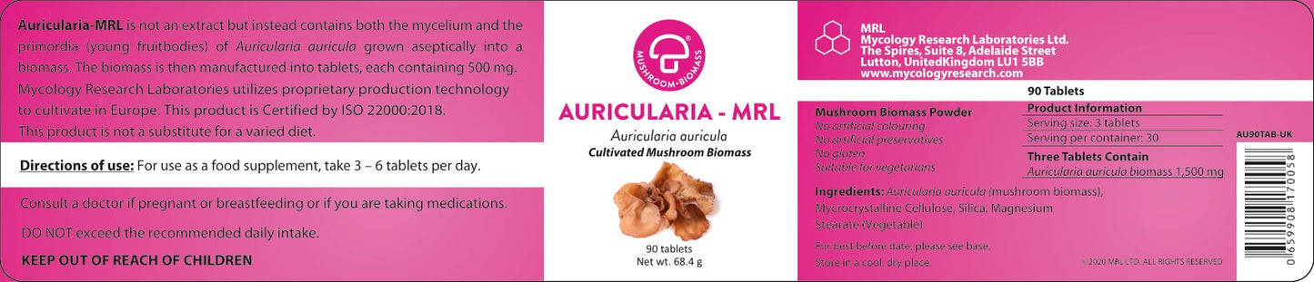 Mycology Research (MRL)  Auricularia-MRL 90's