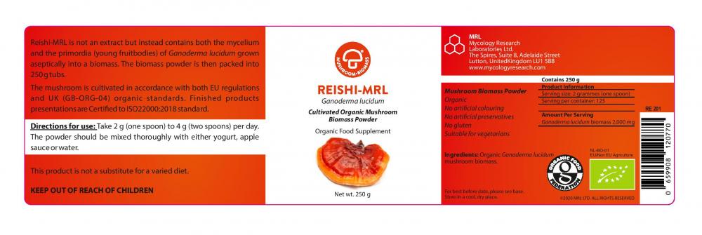 Mycology Research (MRL)  Reishi-MRL 250g